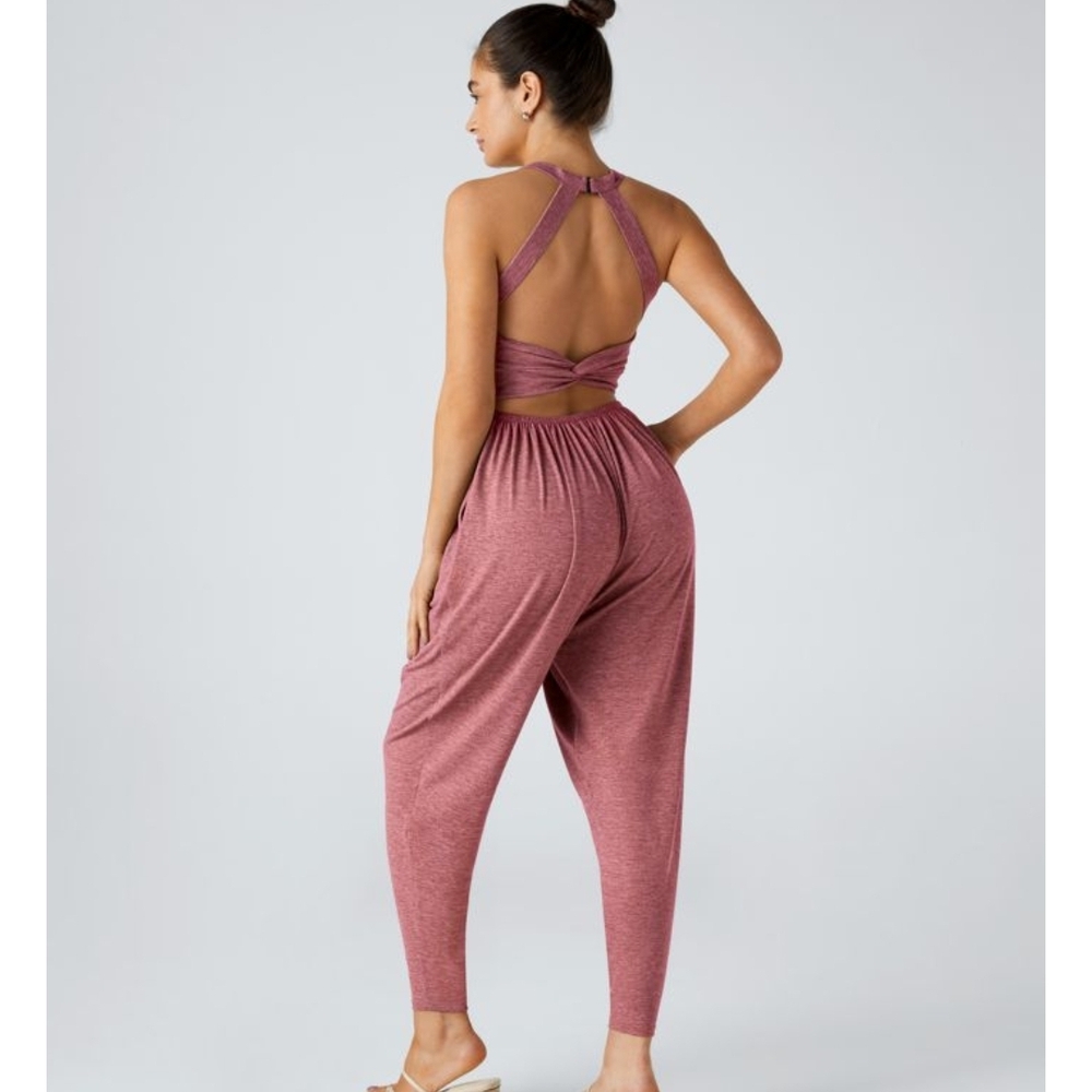 HALARA Sleeveless Jumpsuit in Mauve - Picture 2 of 2